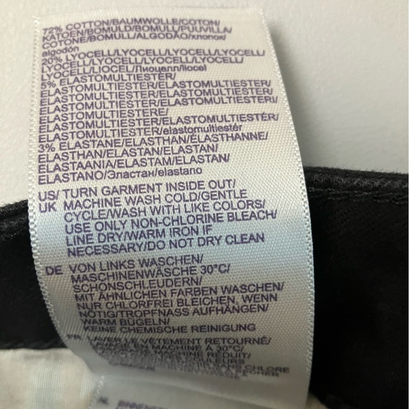 NYDJ Marilyn Straight Jeans with Lift Tuck Technology in Black Size 14 Petite - Picture 13 of 13